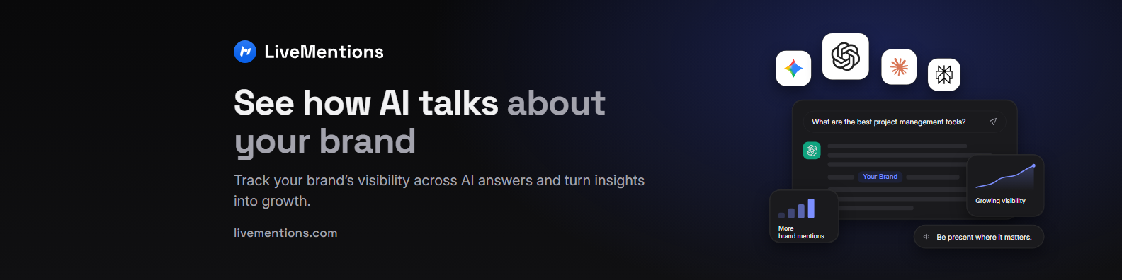 LinkedIn cover, dark version